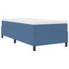 VidaXL Lit Box Spring Bleu 90x200 cm Tissu en velours côtelé 3337390