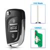 Modified 2/3 Buttons Filp Remote Key 433MHz ASK FSK For Citroen C1 C2 C3 C4 Berlingo Picasso Peugeot 207CC 307CC 407 ID46 Chip