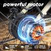 BURCHDA X27 Elektrické kolo Špičkový výkon 1500 W 48 V 17,5 Ah Vyjímatelná baterie Dojezd 80 km 27,5" Terénní dojížděcí elektrokolo pro dospělé