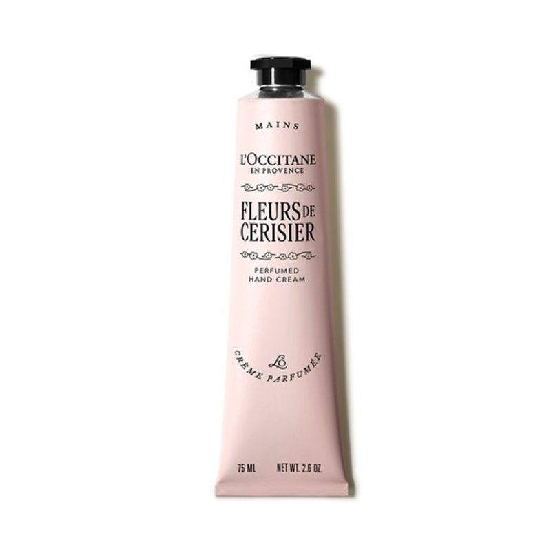 LOCCITANE Fleur de Serigié Perfumed Hand Cream 75ml (Cherry Blossom) FREE