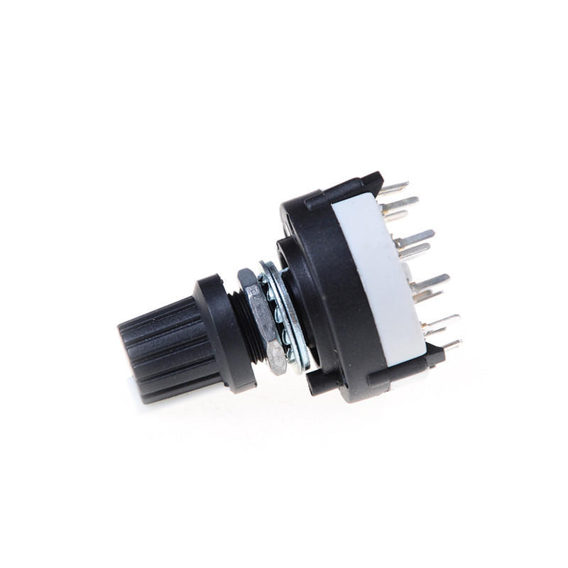 3P4T 3-Pole 4-Bit Monolithic Band Selector Rotary Switch