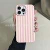 Ins Korean vertical stripe for iPhone17promax Apple 16/15/14/13/12/11 case