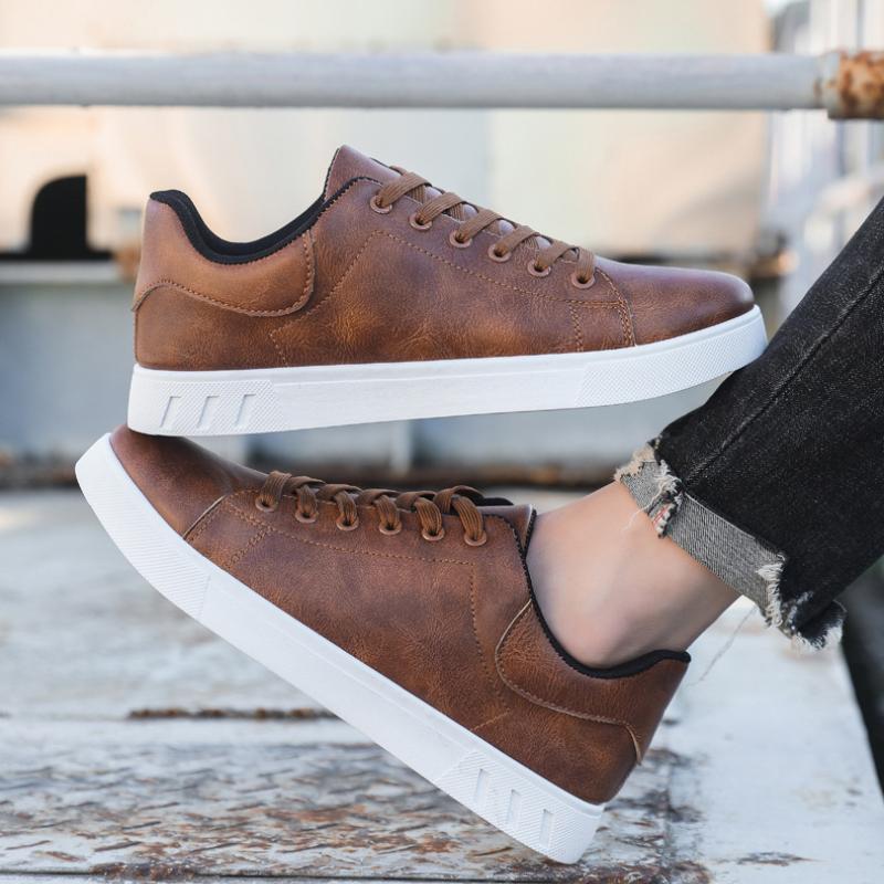 New Men's Sneakers Classic Loafers Fashion Mens Casual Shoes British Platform Shoes Non-slip Men Shoes Wear-resistant Zapatillas