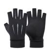 Sunscreen Gloves Driving Fishing Leaking Two Fingers Ice Silk Anti-slip Gloves Breathable Fitness Cycling Express Quick Dry Gloves