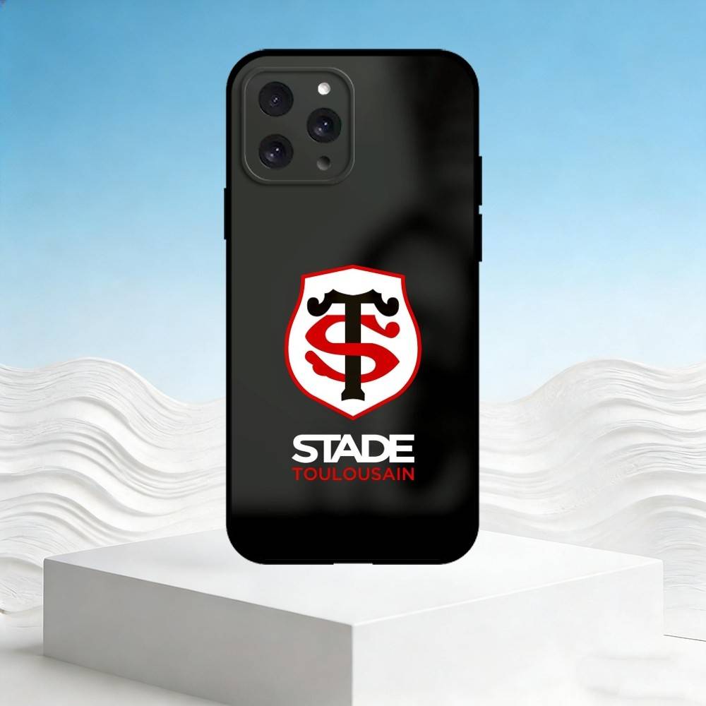S-Stade-Toulousain Phone Case For iPhone 17,16,15,14,13,12,11 Plus,Pro Max,SE4Soft Silicone Black Cover