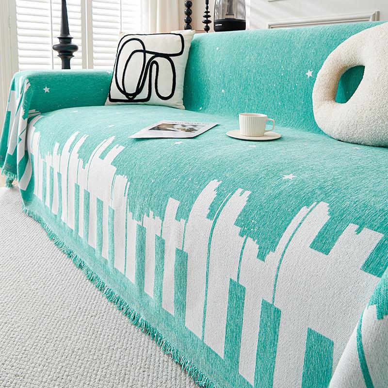 Prosop de păr șenilă Husă de canapea all-inclusive pentru patru sezoane Husă de praf Husă de canapea dintr-o singură bucată pentru camera de zi