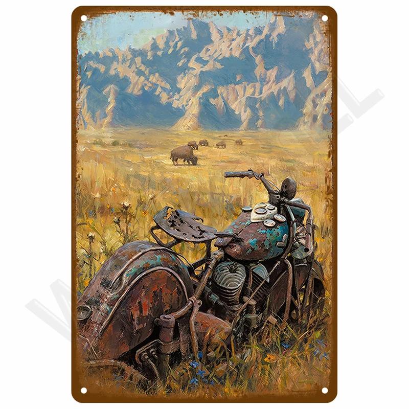 Vintage Room Decoration Home Decor Items Tin Signs Aesthetic Men Bedroom Metal Signs Retro Metal Plate Posters Wall Art Mural