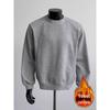 Men's Plus Size Deconstructed Sporty Patchwork Crewneck Sweatshirt