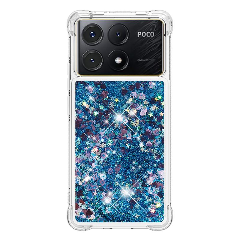 X6 Pro Case On For Fundas Xiaomi Poco X6 Pro Cover Glitter Dynamic Liquid Case For Xiomi Xiaomi PocoX6 X 6 Pro Phone Cases Etui