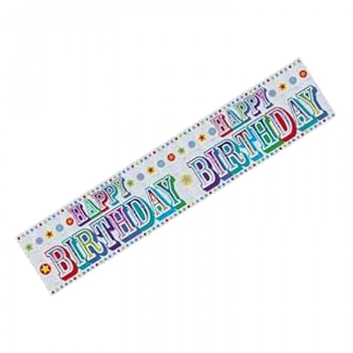 Giant Happy Birthday Banner
