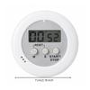 Round Digital Kitchen Timer Easy-to-Read with Buttons Lightweight