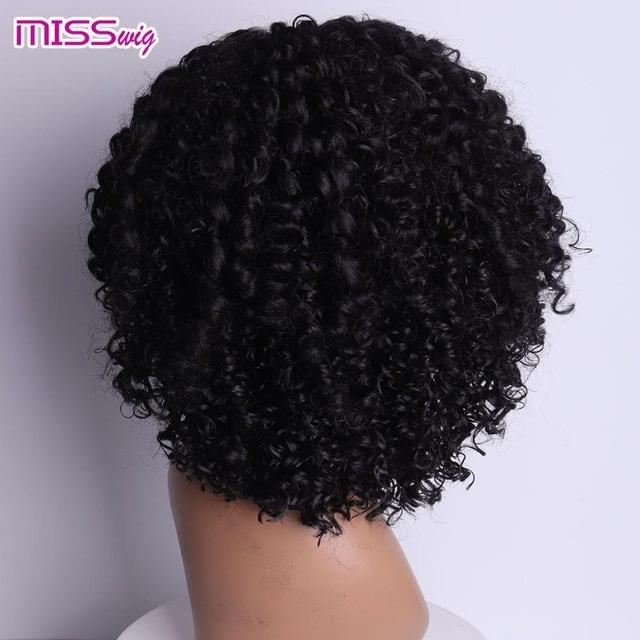 

XINRAN красивые короткие вьющиеся волосы полный парик Ombre винно-красный синтетический парик для женщин чёрный