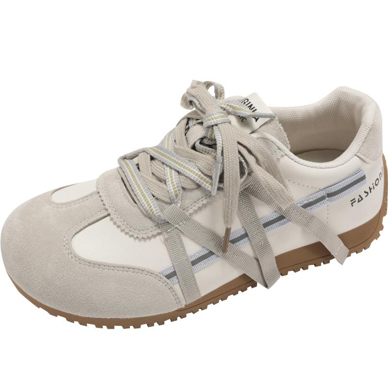 Fashion Fashionable Casual Women's Sneakers 2025 Spring German Training Shoes Height Increased Sneakers Outside Comfy Flat Sneakers