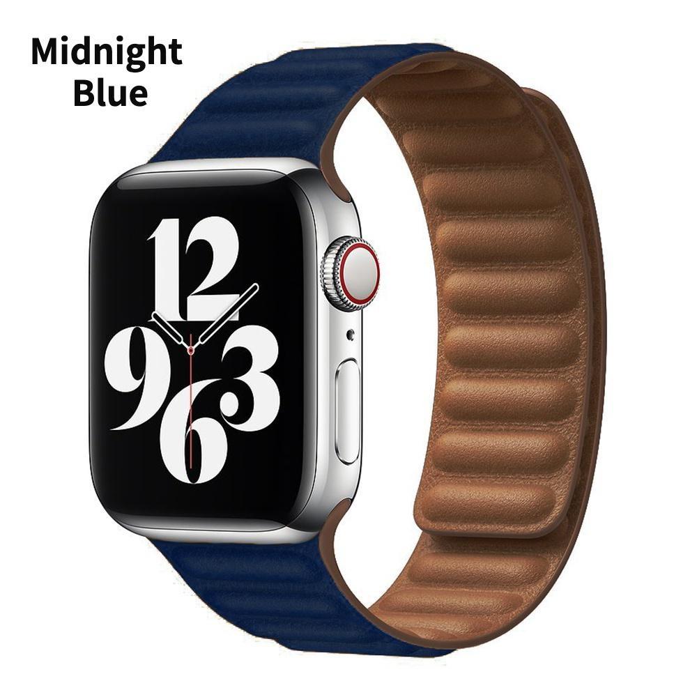 2023 New Link For Apple Watch Band 49mm 44mm 40mm 41mm 45mm 42mm 38mm Magnetic Loop Bracelet iWatch Series 3 5 4 SE 6 7 8 Ultra 49mm  Strap