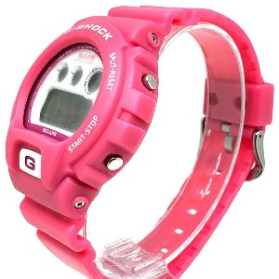 

USED CASIO DW-6900 A BATHING APE 2006 Limited Edition of 1000 Pieces рожевий