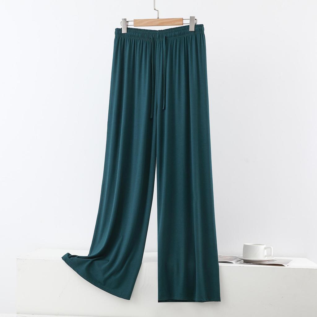Women's Plus Size High Waist Modal Wide Leg Summer Pants