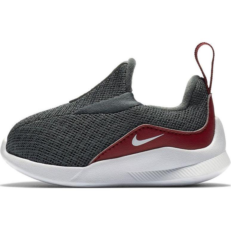 Nike Viale Slip-Resistant Durable Low-Top Walking Shoes Baby Shoes Gray Red White AH5556-006