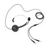 Callcenter-Headset Mono Geräuschunterdrückung Dual 3,5-mm-Stecker Computer On-Ear-Kopfhörer für Online-Kurse Callcenter