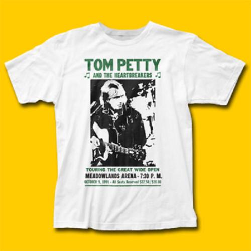 Tom Petty Touring The Great Wide Open White T-Shirt Unisex T-Shirt XL