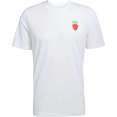 Оригінали Літерний Пуловер Круглий Виріз Футболка з Коротким Рукавом Чоловічі Футболки Білий JM8961