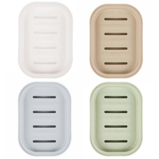 Soap Dish with Drainage Layer Shampoo Bar Holder with Lid Soap Tray Keeps Soap Dry And Clean for Bathroom Shower Bathtub Kitchen