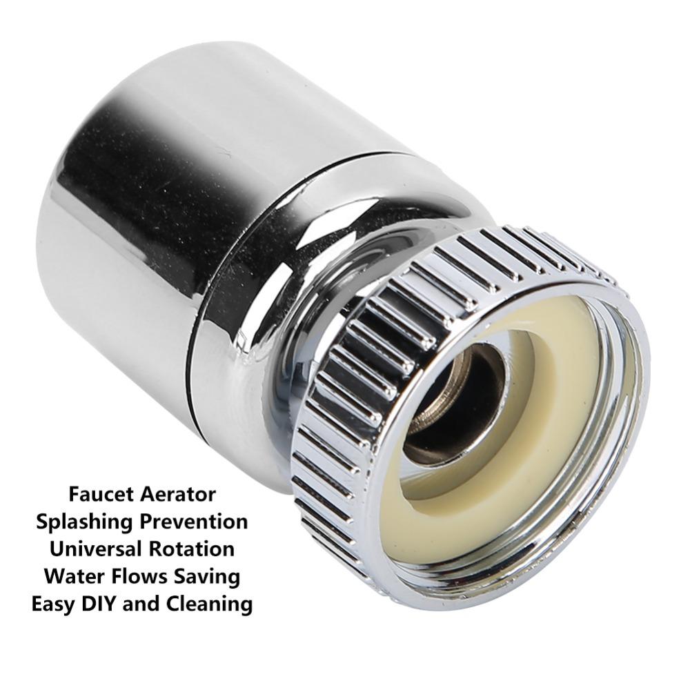 ABS Faucet Bubbler 360-Degree Rotating Faucet Nozzle Replacement Faucet Aerator  Kitchen Sink