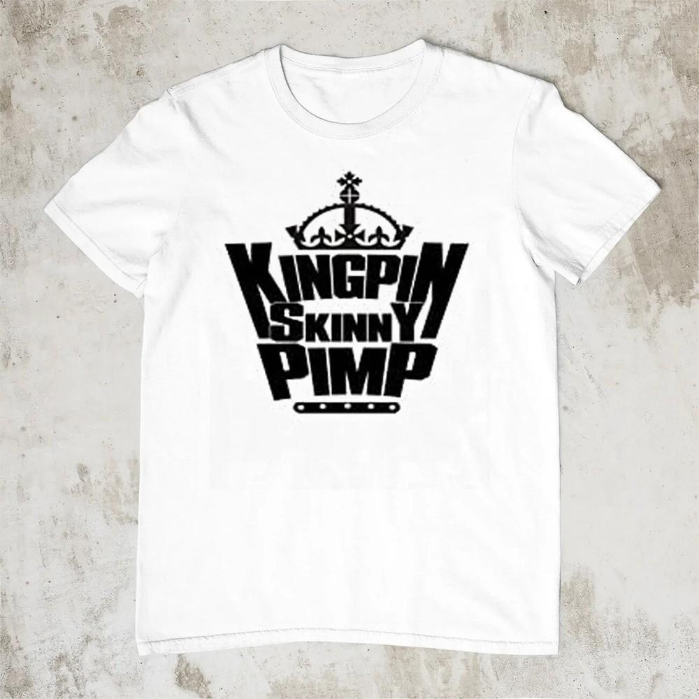 KINGPIN SKINNY PIMP Memphis Rap TShirt M5XL Unisex T-Shirt S