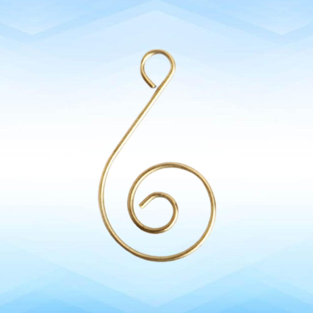 50 Pcs Metal S Shaped Hooks Steel Wreath Hangers Nament Christmas Tree Decor Supplies Holiday Accessories Festive Event