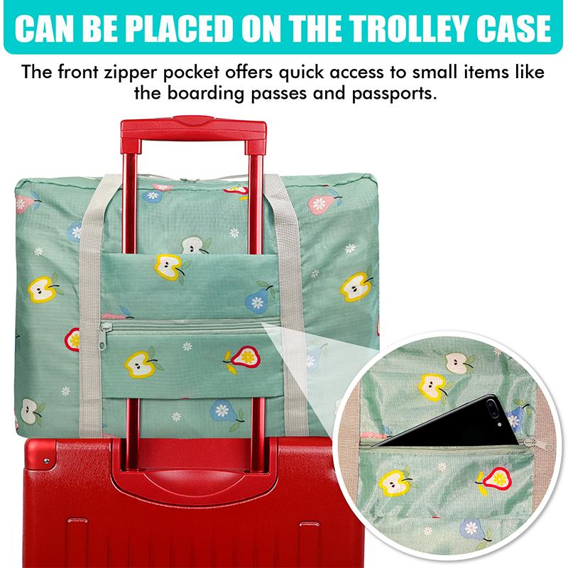 Large Capacity Travel Bag Foldable Travel Bag Suitable For Business Trips Travel Sports And Fitness Weekend Overnight Bags Women