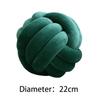 Coussin Boule de Nœuds Rond Oreiller Nœud Rond Oreillers Boule de Nœuds Douce Rond Tissé à la Main pour Chambre à Coucher Canapé 8,66 Pouces