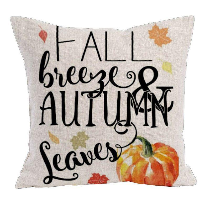 Wunderschöner Halloween-Kürbis-Kissenbezug mit elegantem verdecktem Reißverschluss