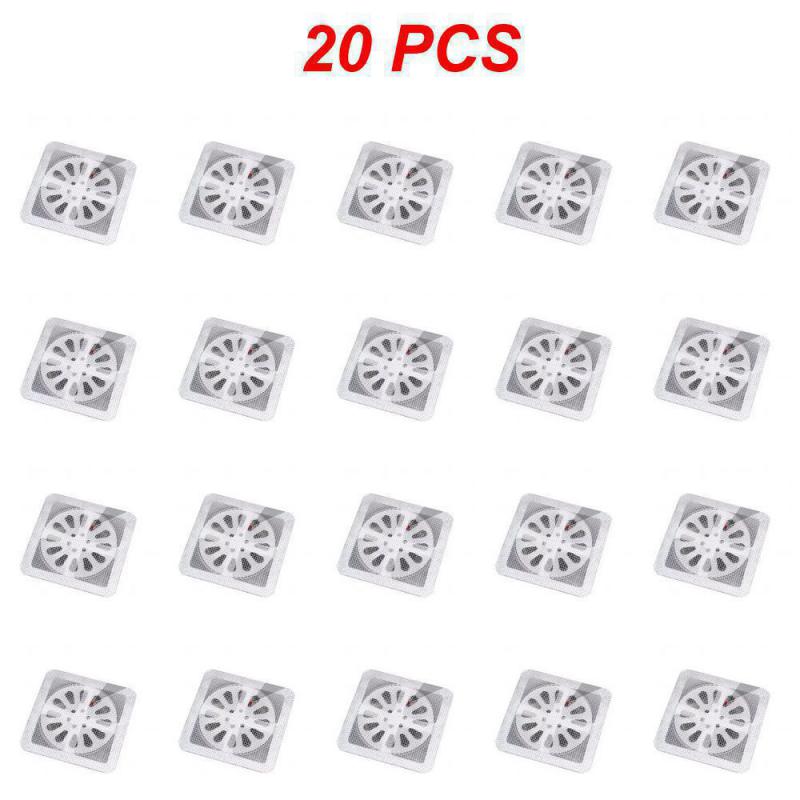Anti-blocking Filter Screen Disposable Floor Drain Paste Hair Filter Stickers Kitchen Bathroom Stopper Accessories