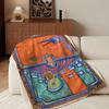 Künstler F-Friedensreich H-Hundertwasser Überwurf Flanell Überwurfdecke, Leicht Gemütlich, Strapazierfähig Waschbar süß Cool