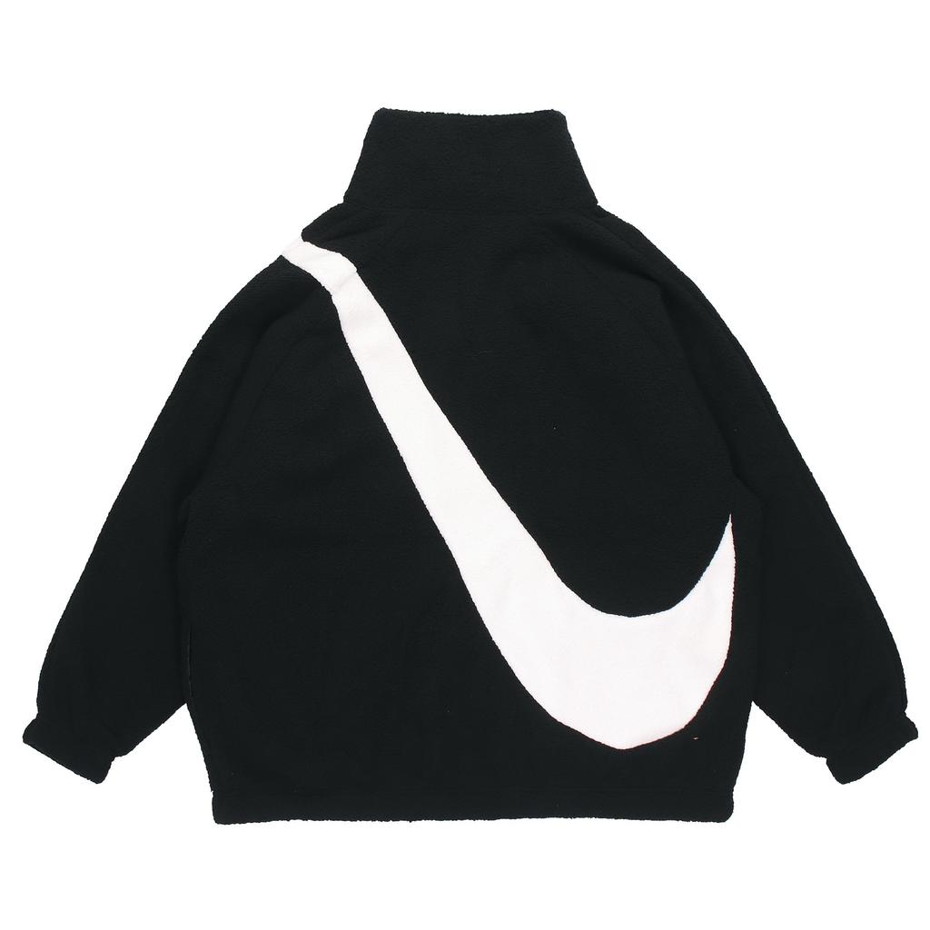 (WMNS) Veste réversible Nike à grand logo en laine d'agneau Noir Femme CZ4064-010