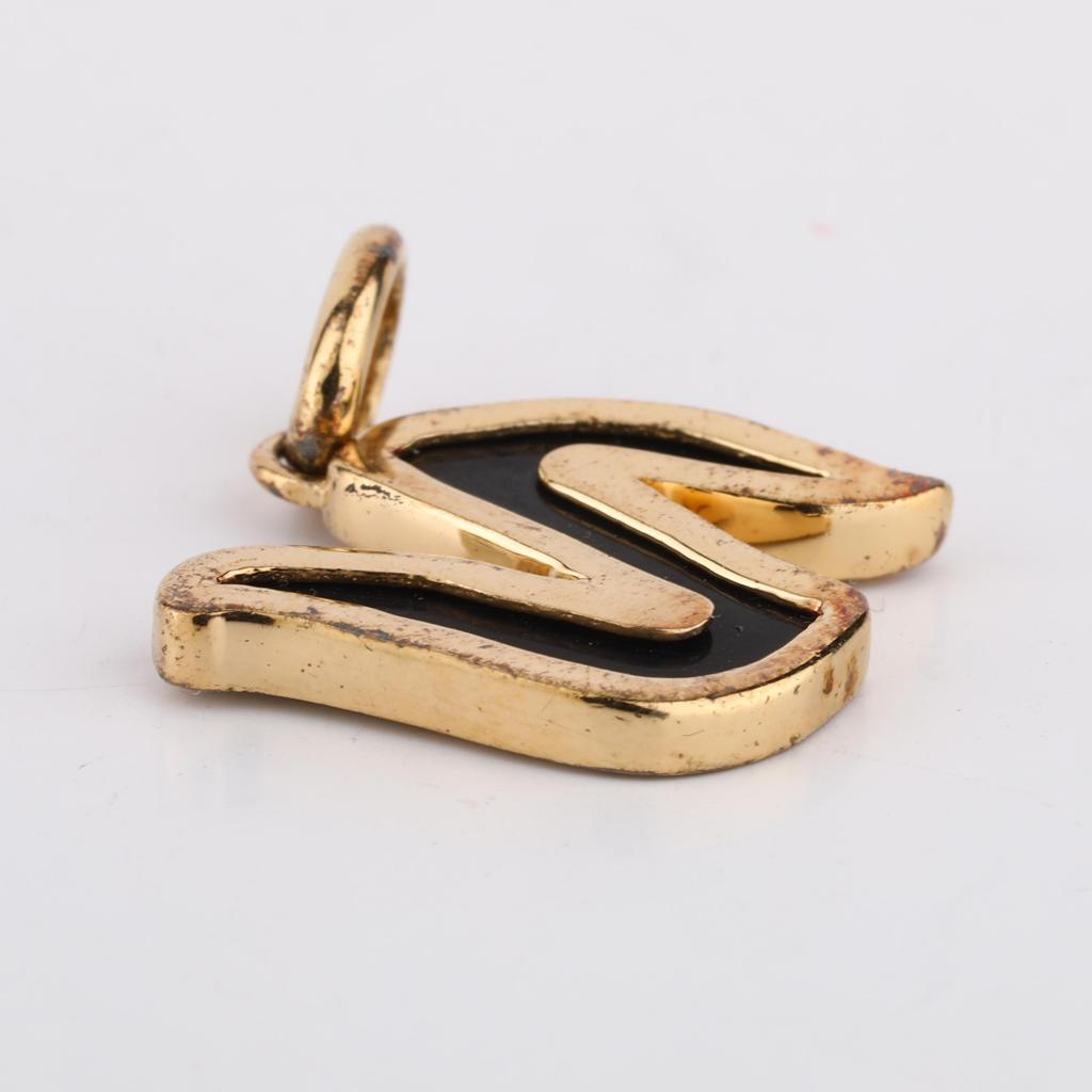 Black Onyx Fancy Shape Pendant 925 Sterling Silver Gold Plated Handmade Fine Jewelry Gift for Her