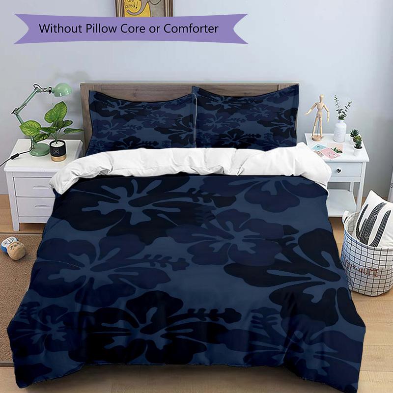 3pcs Floral Design Bedding Set, Breathable and Soft, Suitable for All Seasons, Ideal for Home Use, Suitable for Bedroom Decor 21110