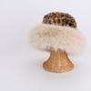 Autumn Winter Women Plush Leopard Hat Thick Cold-Proof Warm Ear Protection Fisherman Hat
