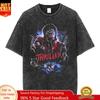 Prana Vintage Koszulka Graficzna Michael Jackson Thriller Mężczyźni Kobiety Moda Retro Gotycka Rockowa Koszulka Męskie Punkowe Oversize Koszulki