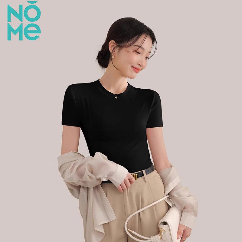 NOMe Women's Cool-Touch Slim Fit Round Neck T-shirt
