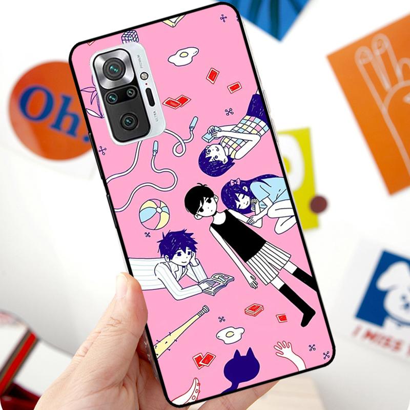 Omori Game Case For Xiaomi Redmi Note 12 Pro 11 8 9 10 Pro 9S 10S 11S 12S Redmi 12C 10C 9C 10A Cover