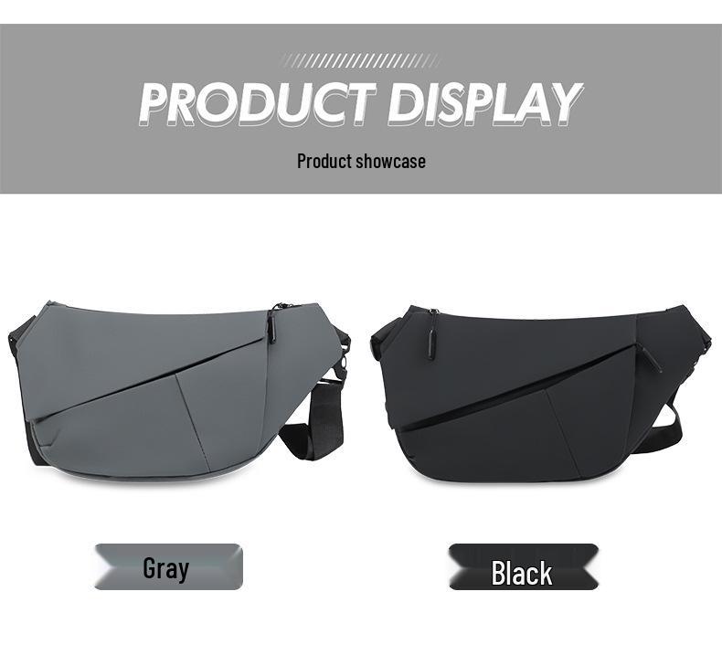 Herren Trendige High-End Crossbody Brusttasche für Freizeit und Outdoor-Radfahren