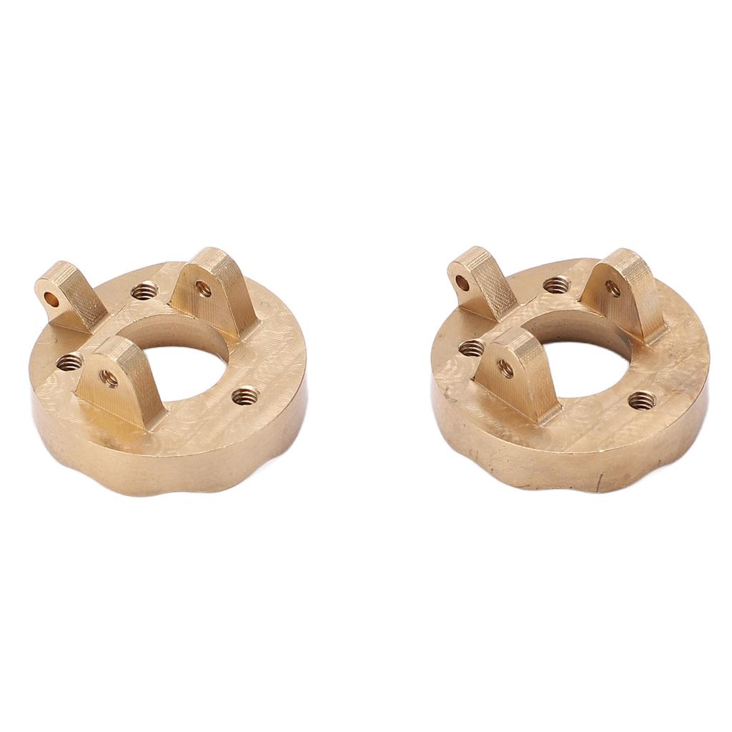 2Set Brass Steering Cup Brass Steering Knuckle Caps Counterweight for Kyosho Jimny 118 124 RC Car