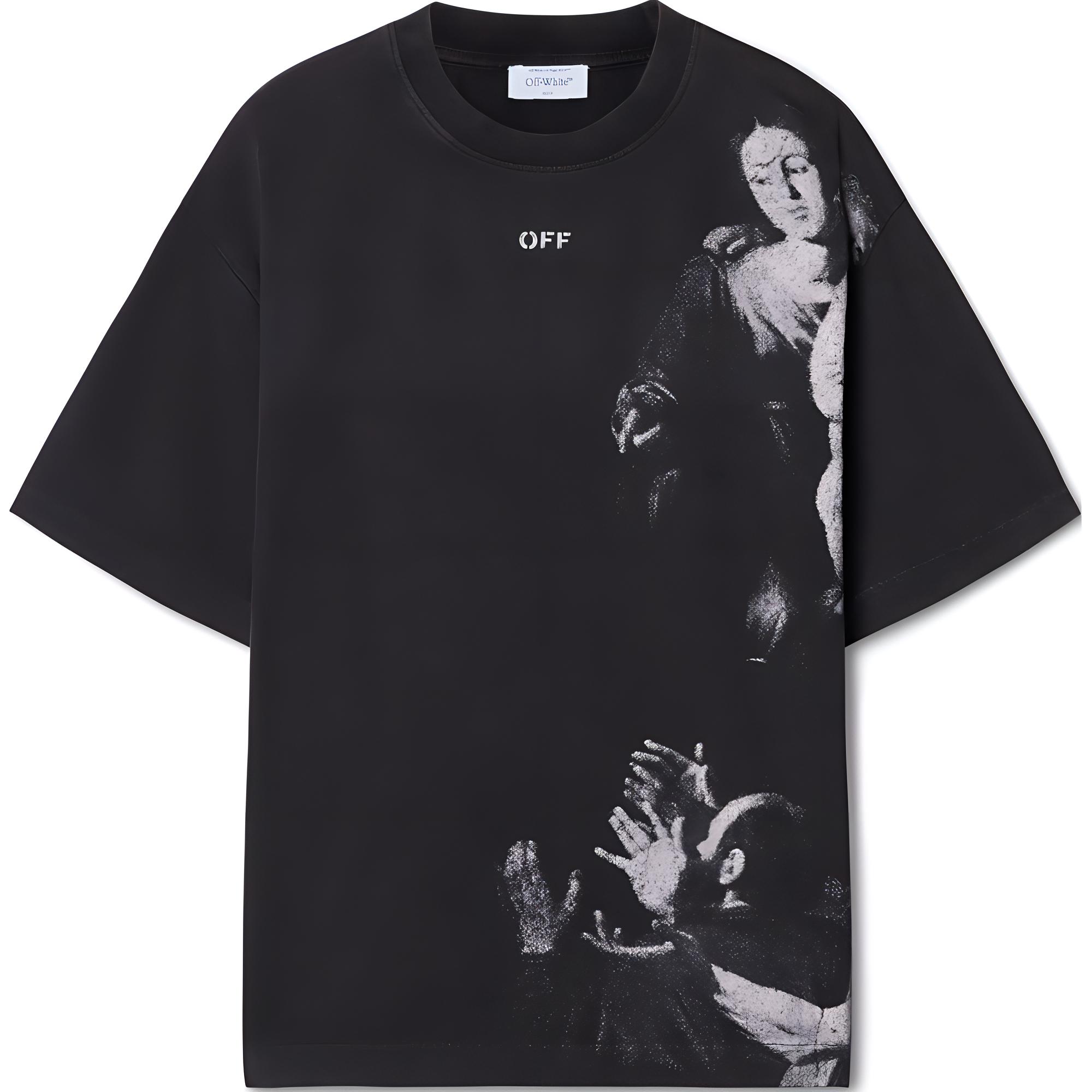 OFF-WHITE Blurred Mary Skate Short-Sleeve Tee