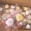 1/2 Stück Simuliertes Küken Stressabbau Spielzeug Handgefertigt Ultra Weiches Küken Quetsch Fidget Spielzeug Anti-Angst Küken Kneifen Sensorisches Spielzeug Hängende Dekoration