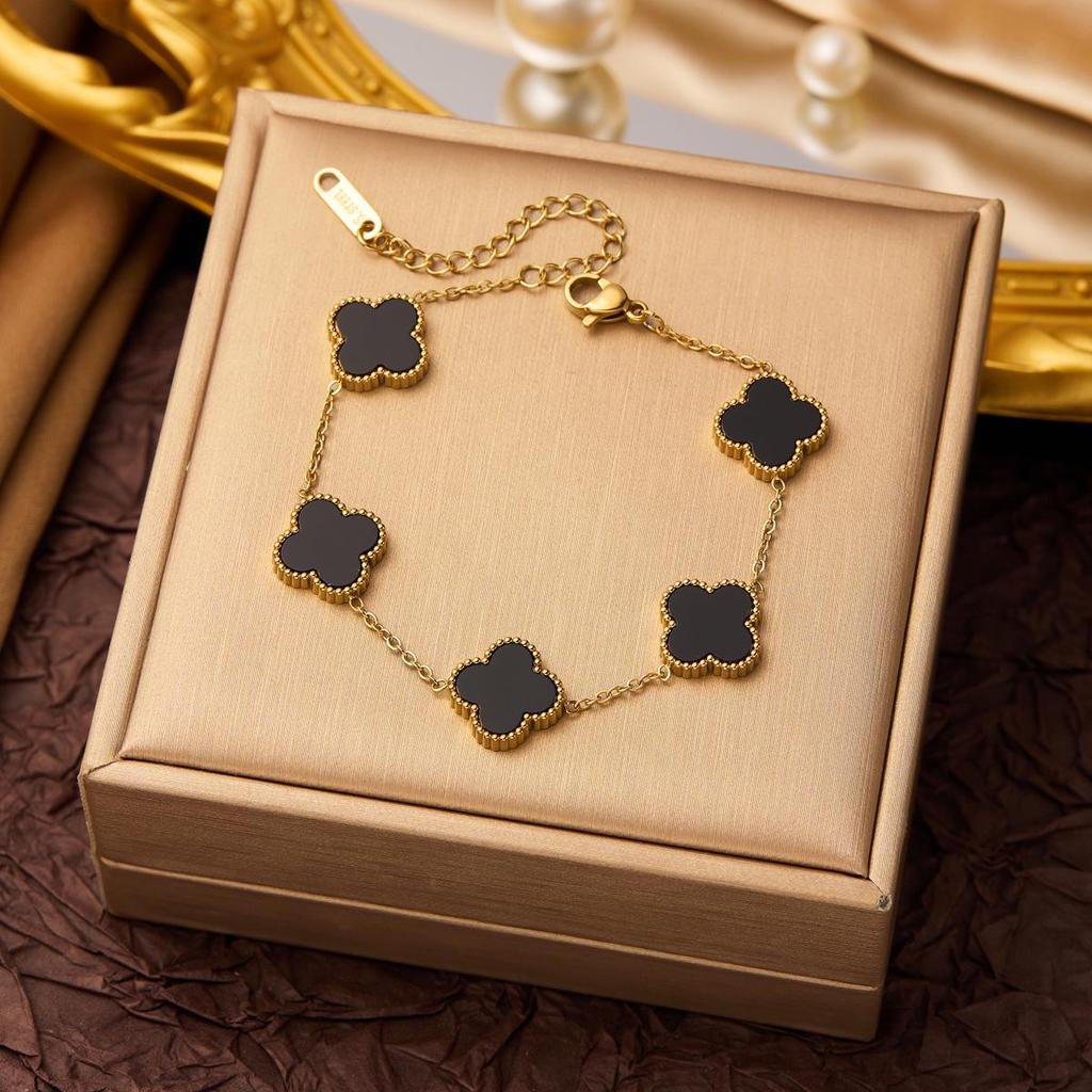 Neues Modisches Titanstahl Anlauffreies Armband für Damen - Vielseitige Europäische Stil-Trends