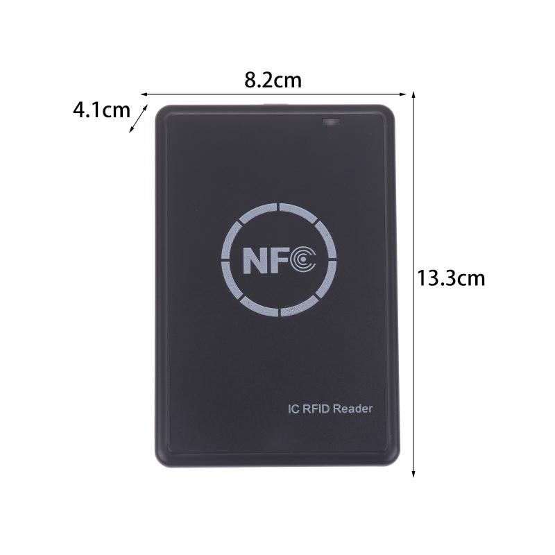 NFC Smartkortläsare Skrivare USB-programmerare RFID-kopierare Duplikator Kort-ID IC-avkodare Dörråtkomstsystem