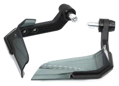 For Knuckle Guards and Handguards, Ninja 250, 300, 400, 650, 1000, 1000SX, Ninja 650 Motorcycle Handguard Shield, Windshield (Black)