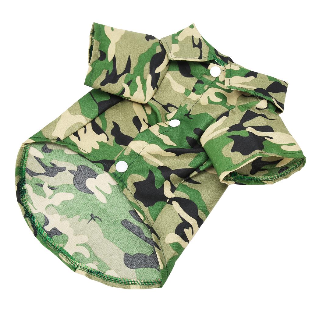 Dog Shirts Summer Stylish Camouflage Breathable Cool Pet Summer T Shirts for Small Medium Boy Girl