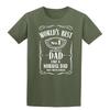 Worlds Best Dad No1 Unisexs Tshirt Gift For Dad Fathers Day Present Tshirt Top