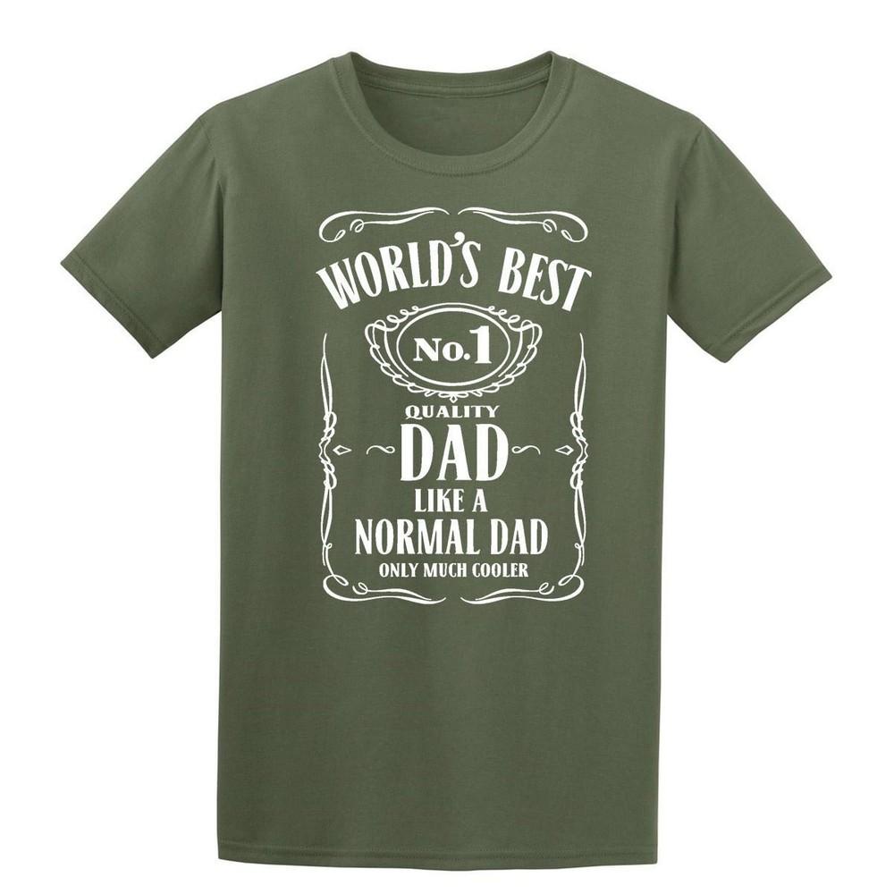 Worlds Best Dad No1 Unisexs Tshirt Gift For Dad Fathers Day Present Tshirt Top